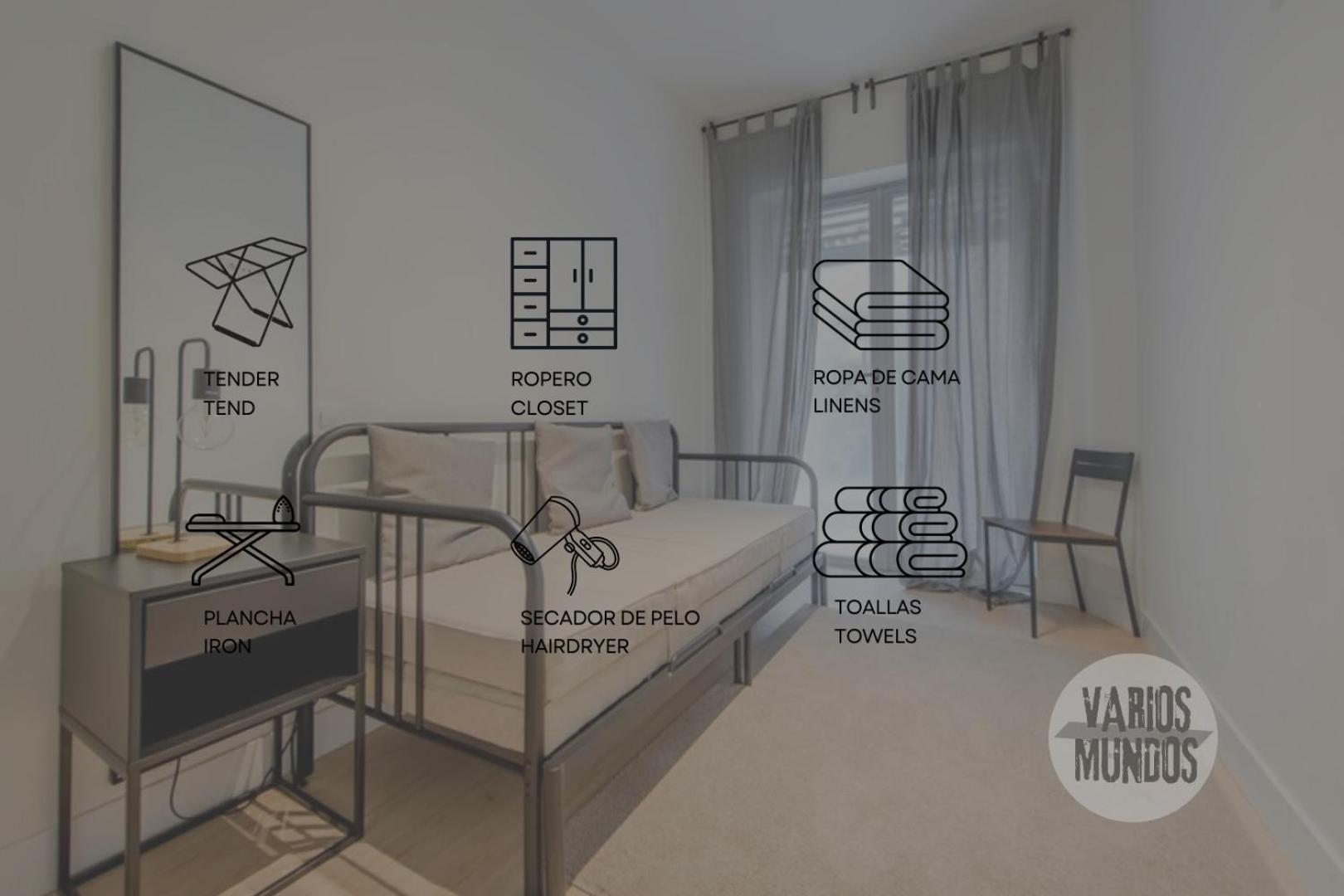 Nuevo Apt Para 7 Pax En Malasana - Gran Via E1 Apartment Мадрид Екстериор снимка